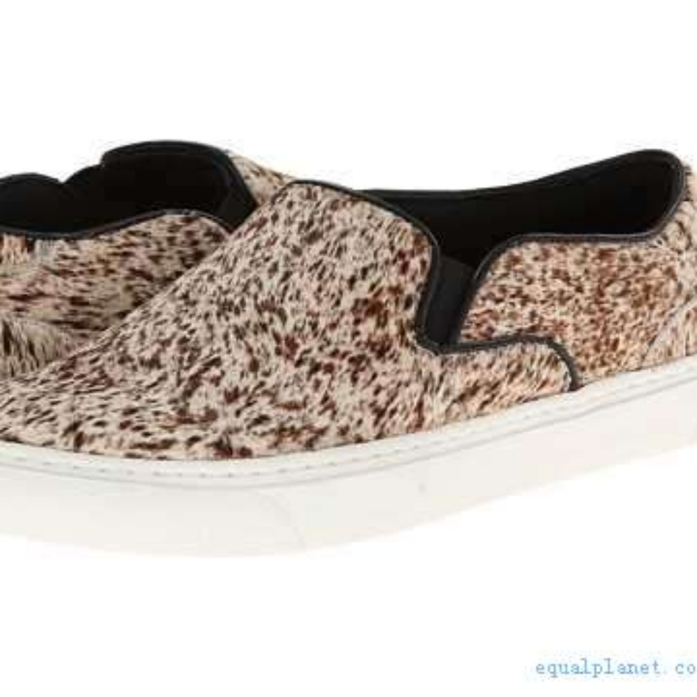 Also genumine calf suede slip on sneakers